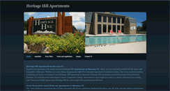 Desktop Screenshot of heritagehillapartments.com